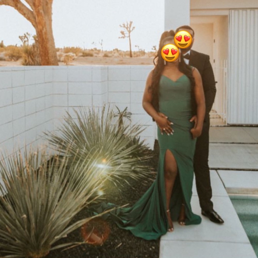 Emerald Green dress by Portia and Scarlett